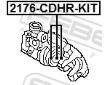 Sada na opravy, brzdový třmen FEBEST 2176-CDHR-KIT