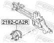 Náboj kola FEBEST 2182-CA2R