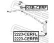 Tyc/vzpera, stabilisator FEBEST 2223-CERFR