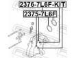 Sada na opravy, brzdový třmen FEBEST 2376-7L6F-KIT