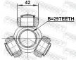 Tripod, hnací hřídel FEBEST 2516-BOX3