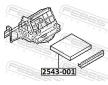 Filtr, vzduch v interiéru FEBEST 2543-001