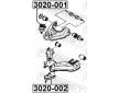 Podpora-/ Kloub FEBEST 3020-002