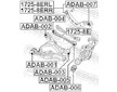 Ulozeni, ridici mechanismus FEBEST ADAB-001