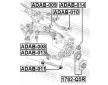 Ulozeni, ridici mechanismus FEBEST ADAB-013