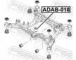 Zaveseni, telo napravy FEBEST ADAB-018