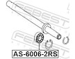 Lozisko FEBEST AS-6006-2RS