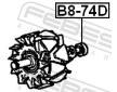 Lozisko hnaciho konce, generator FEBEST B8-74D