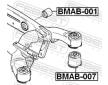 Zaveseni, telo napravy FEBEST BMAB-001