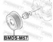 remenice, klikovy hridel FEBEST BMDS-M57