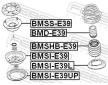 Miska pruziny FEBEST BMSI-E39UP