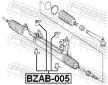 Ulozeni, ridici mechanismus FEBEST BZAB-005