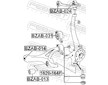 Ulozeni, ridici mechanismus FEBEST BZAB-031