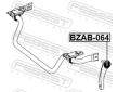 Ulozeni, vzpera napravy FEBEST BZAB-064
