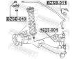 Ulożenie priečneho stabilizátora FEBEST BZSB-011