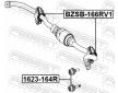 Drzak, Pricny stabilizator FEBEST BZSB-166RV1