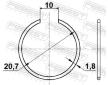 Montazni sada, mech, hnaci hridel FEBEST CC-1-24X2-PCS5