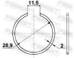 Montazni sada, mech, hnaci hridel FEBEST CC-1-30X2-2-PCS10