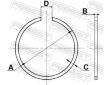 Montazni sada, mech, hnaci hridel FEBEST CC-2-28X2-PCS5