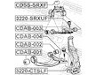 Ulozeni, ridici mechanismus FEBEST CDAB-003