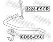 Drzak, Pricny stabilizator FEBEST CDSB-ESC