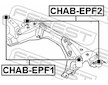 Sada na opravy, tělo nápravy FEBEST CHAB-EPF1