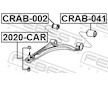 Ulozeni, ridici mechanismus FEBEST CRAB-041