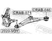 Ulozeni, ridici mechanismus FEBEST CRAB-046