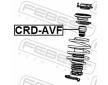 Zarazka, odpruzeni FEBEST CRD-AVF