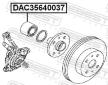 Lozisko kola FEBEST DAC35640037