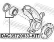 Sada lozisek kol FEBEST DAC35720033-KIT