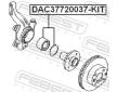 Sada lozisek kol FEBEST DAC37720037-KIT