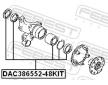 Lożisko kolesa FEBEST DAC386552-48KIT