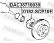 Lozisko kola FEBEST DAC38710039