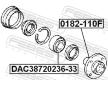 Lozisko kola FEBEST DAC38720236-33