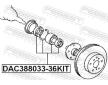 Sada lozisek kol FEBEST DAC388033-36KIT
