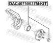 Lozisko kola FEBEST DAC40750037M-KIT