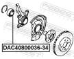 Lożisko kolesa FEBEST DAC40800036-34