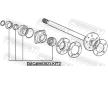 Sada lozisek kol FEBEST DAC40902823-KIT2