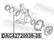 Lozisko kola FEBEST DAC42720038-35