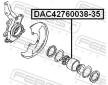 Lożisko kolesa FEBEST DAC42760038-35