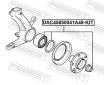Sada lozisek kol FEBEST DAC45850041A48-KIT