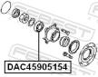 Lozisko kola FEBEST DAC45905154