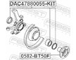 Lozisko kola FEBEST DAC47880055-KIT