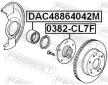 Lozisko kola FEBEST DAC48864042M