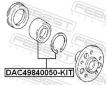 Sada lozisek kol FEBEST DAC49840050-KIT