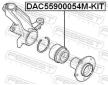 Sada lozisek kol FEBEST DAC55900054M-KIT