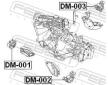 Zaveseni motoru FEBEST DM-002