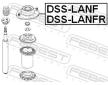 Lozisko pruzne vzpery FEBEST DSS-LANF