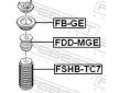 Valivé lożisko ulożenia tlmiča FEBEST FB-GE